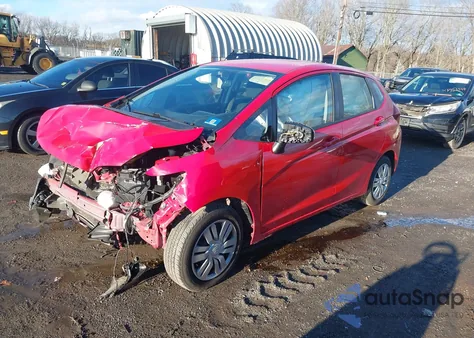 2016 Honda Fit Lx из США, поврежденный, VIN JHMGK5H51GX019193